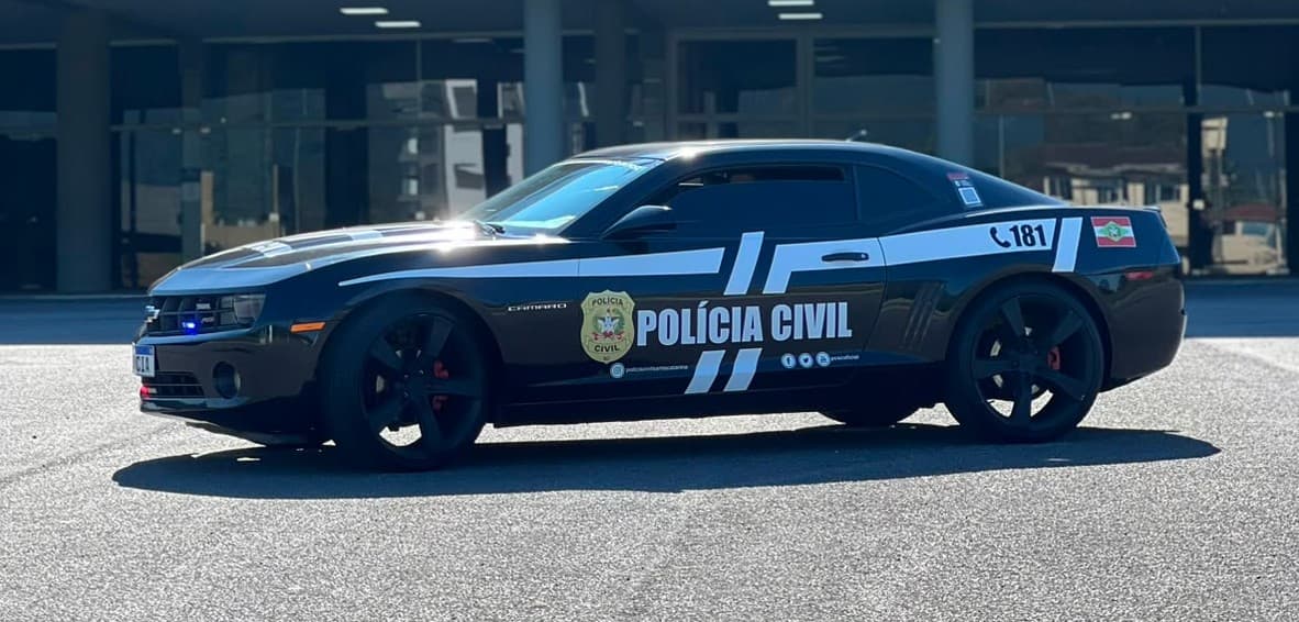 Camaro apreendido em operação contra o tráfico será mostrado pela Polícia Civil de Jaraguá do Sul