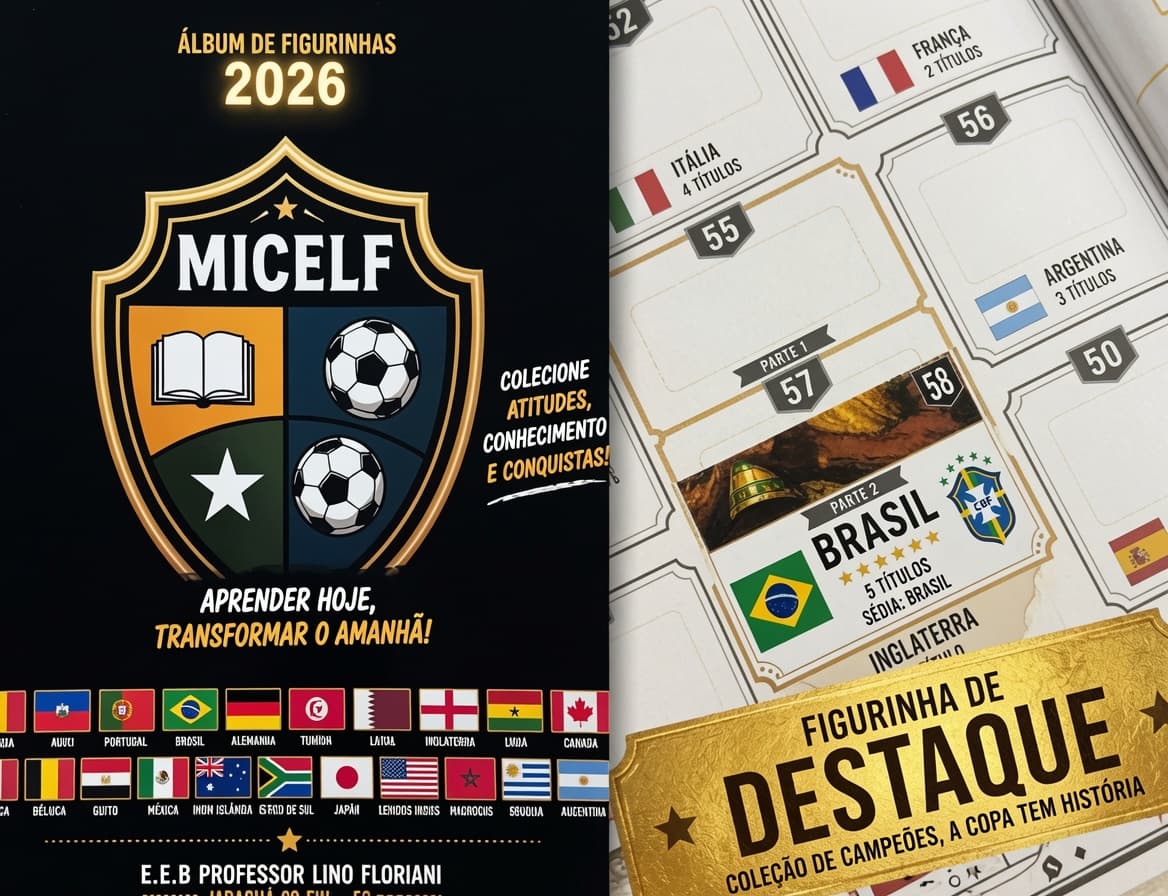 Copa do Mundo Inspira Projeto Inovador de Pesquisa e Criatividade em Escola de Jaraguá do Sul