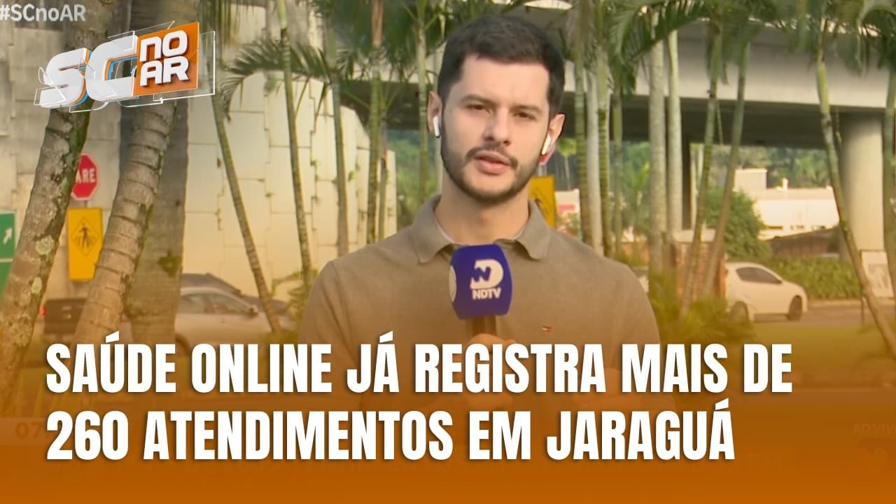 Saúde Online em Jaraguá do Sul registra mais de 260 atendimentos