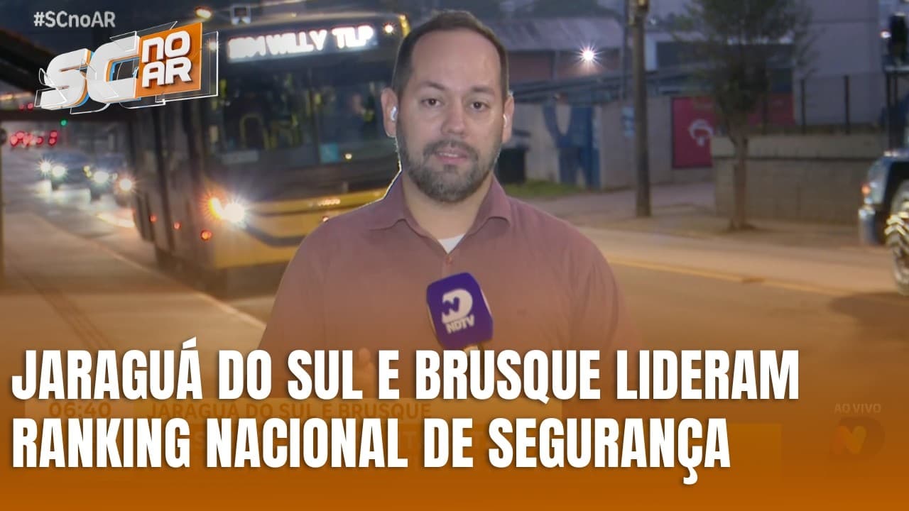 SC coloca Jaraguá do Sul e Brusque no topo da segurança nacional