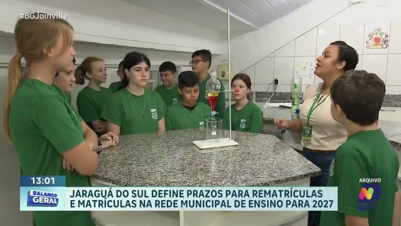 Jaraguá do Sul define prazos de matrículas da rede municipal para 2027