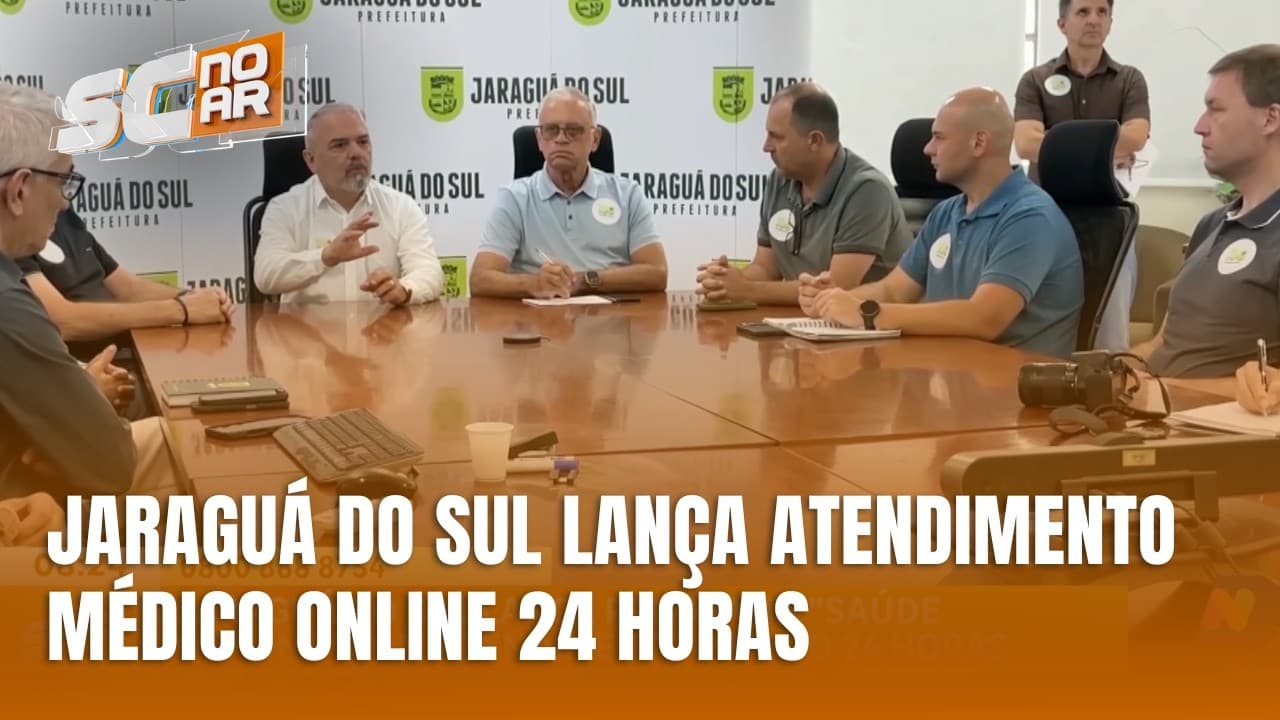 Jaraguá do Sul lança atendimento médico online 24 horas