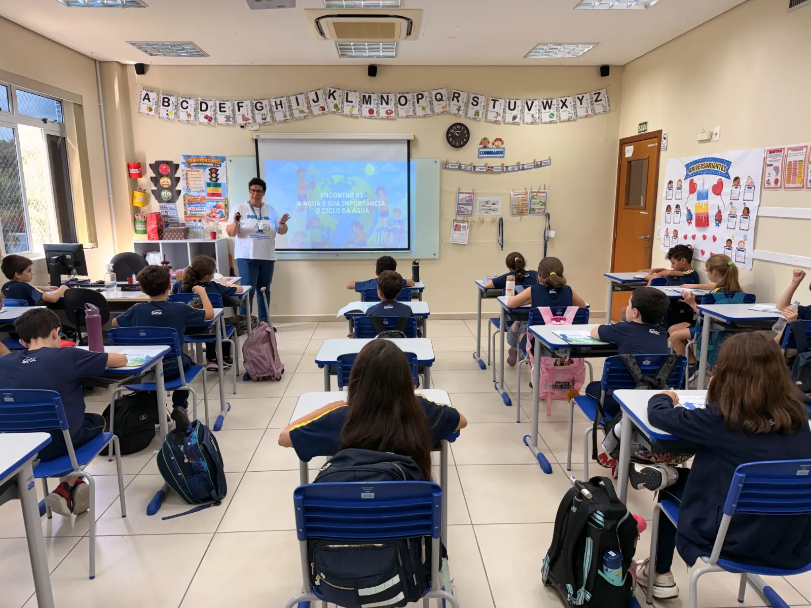 Samae de Jaraguá do Sul realiza aula inaugural do Proeva na Escola Sesc