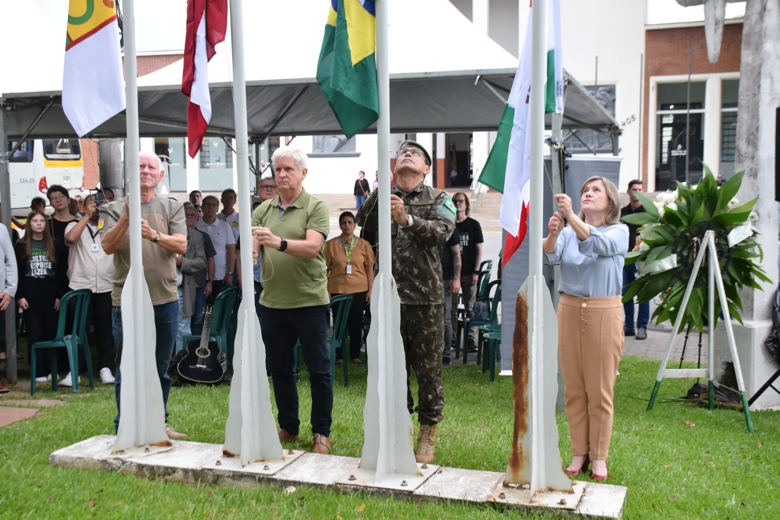Homenagem celebra memória dos veteranos da FEB em Jaraguá do Sul
