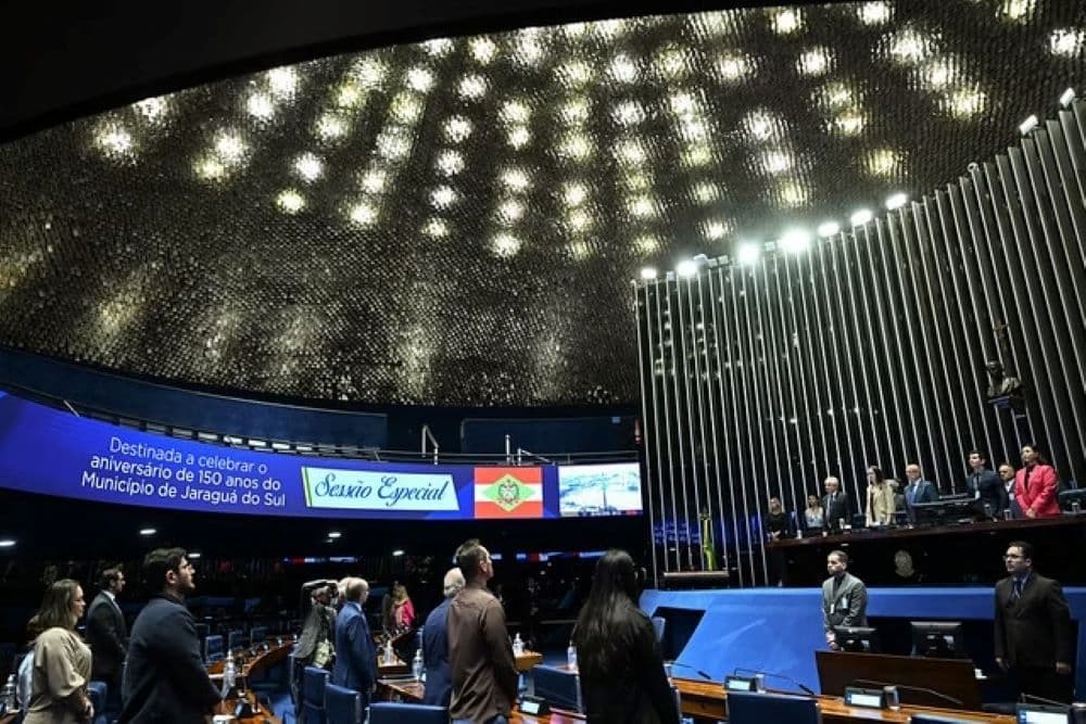 Senado Federal celebra 150 anos de Jaraguá do Sul com sessão solene