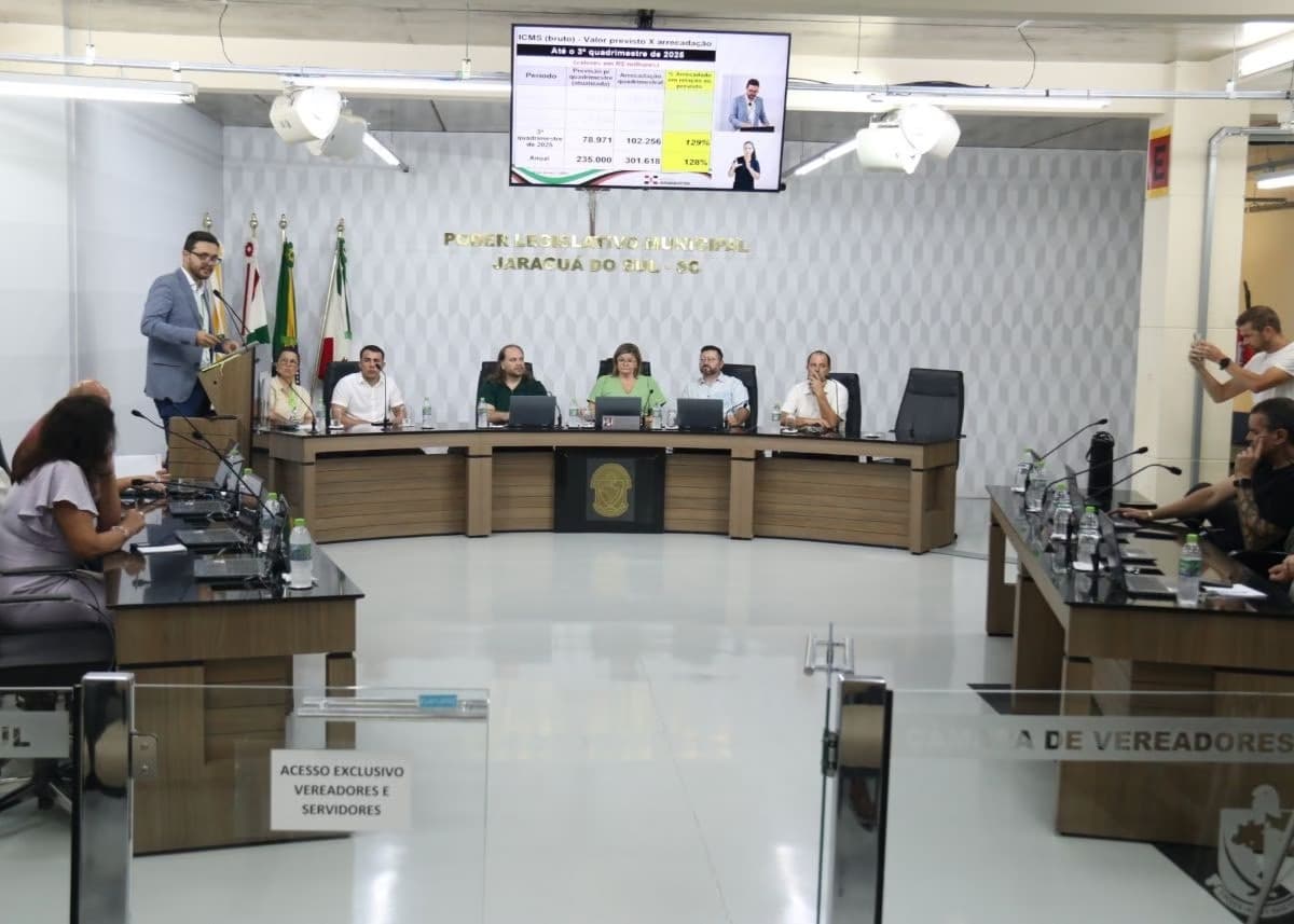 Saúde e contas de Jaraguá do Sul serão apresentadas em duas audiências