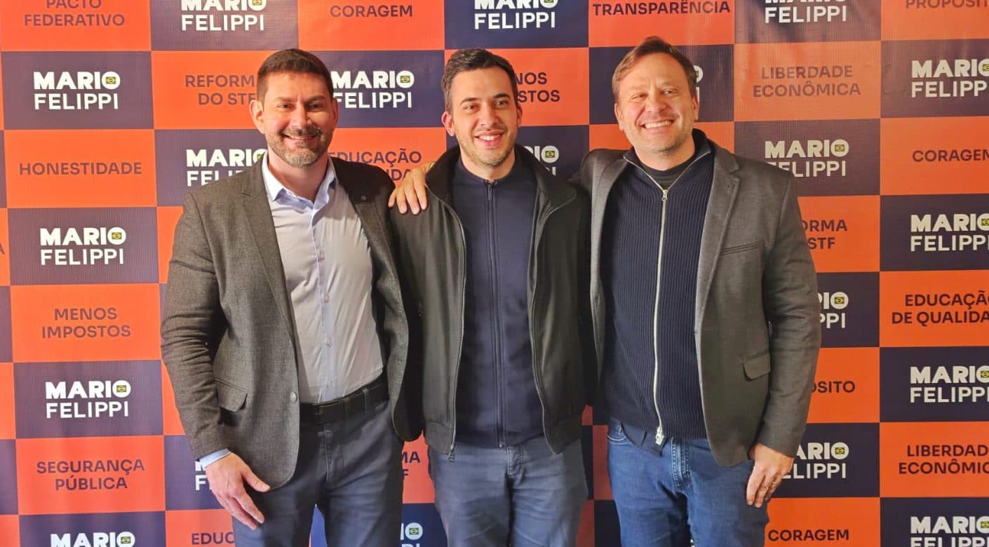 Mario Felippi é lançado como pré-candidato a deputado estadual pelo Novo em Jaraguá do Sul